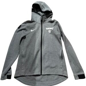 Nike Chicago Bulls Dri-FIT Full Zip Hoodie Gray Men's Small NBA  Streetwear